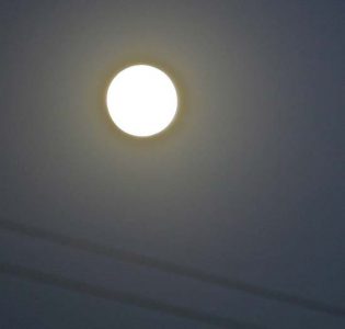 Perigee Full Moon Over Osage County Kansas Image